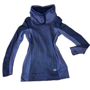 Women's Under Armour Heat Gear Athleisure Activewear Tunic Top M Blue 284F